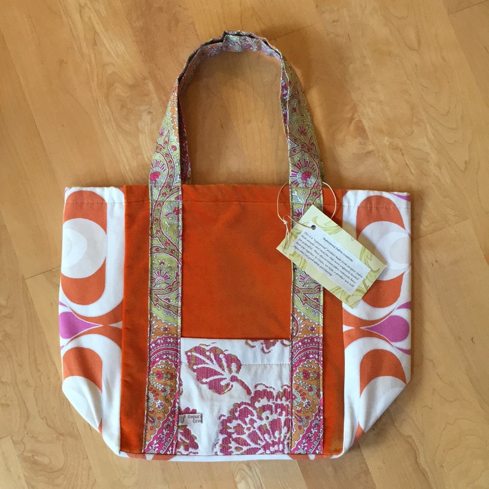 Repurposed Fabric Creations Handmade Tote Bag